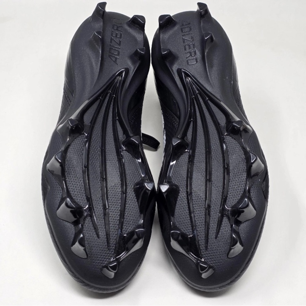 Adidas Adizero Impact Football Cleats Black White IE9661 Men’s Size 7 New - Picture 5 of 8